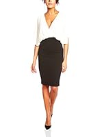 La Petite Parisienne Vestido Camelia (Blanco / Negro)