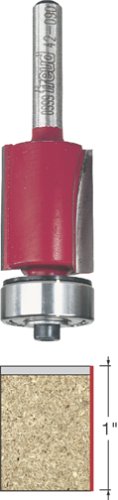 Freud 42-090 3/4-Inch Diameter 2-Flute Flush Trimming Router Bit with 1/4-Inch Shank