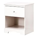 Crystal Nightstand - White