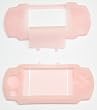 PSP 3000 Silicone Skin Case with LCD Screen Protector - Pink (2 Pack)