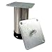 9-7/8 Metal Furniture Legs - Matte Steel