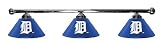 Detroit Tigers Pool Table Light - Chrome Bar