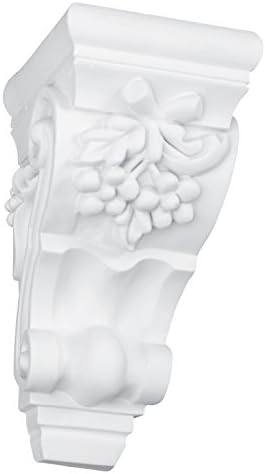 HDP Moldings 4-5/8" Width x 5-1/2" Depth x 9-3/8" Height Polyurethane Decorative Corbel