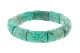 Sleeping Beauty Turquoise Jasper Section Stretch Bracelet