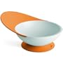 Boon Catch Bowl - Toddler Bowl with Spill Catcher in Orange/Blue