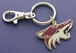 Phoenix Coyotes Key Chain with clip