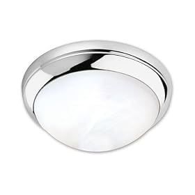 Good Earth Lighting G4552-CH-I Metro One Light Flush Mount Ceiling Fixture with Opal Glass... by Good Earth Lighting