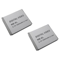 【2個セット】キヤノン IXY DIGITAL 25 ISの NB-6L 対応バッテリー