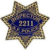 Metal Lapel Pin - Law Enforcement Pin - Police Badge - San Francisco, CA Inspector
