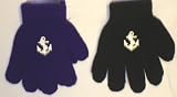 Set of Two Magic Stress Gloves Trimmed with Satin Angkor for Toddlers Ages 1-3 Years