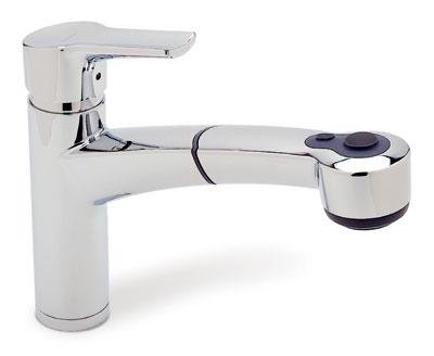 Blanco 440656: Blanco Kitchen Faucets: Blanco Merkur Plus Kitchen W/Pullout Spray Faucet - 157-073P-CR