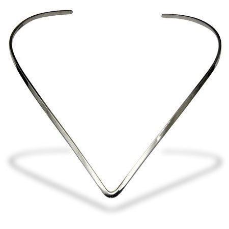 Eve's Addiction V Shaped Sterling Silver Choker