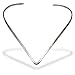 Eve's Addiction V Shaped Sterling Silver Choker