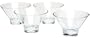 Precidio Oslo Small Acrylic Salad Bowls, Set of 4