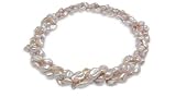 7mm Lavender Biwa Triple strand Freshwater cultured pearl necklace