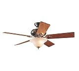 Hunter Ceiling Fans 21575AP Auberge Fan - Antique Pewter Specialty Indoor Fan 52 Blade Span