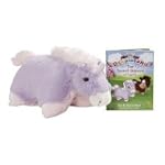 My Pillow Pets Book Engardia And 17" Lavender Unicorn Pillow Pet