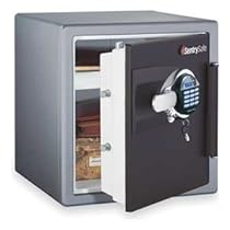 Hot Sale SentrySafe DA3930 1.2-Cubic Feet Fingerprint Electronic/Tubular Key Fire Safe, 138-Pound, Charcoal