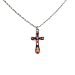 Ayala's Timeless Beauty Cross Necklace in Oranges #5118BO ANK ONK