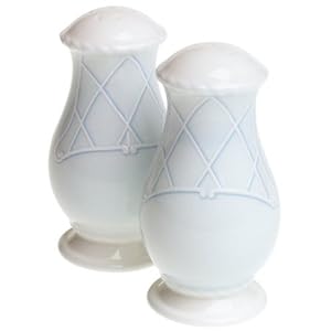 Lenox Swedish Lodge Bone China Salt and Pepper Shakers