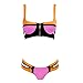 QinYing Zip Style Push up Bikini Set Sexy Banded Swimsuits Swimwear
