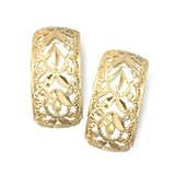 14KT Filigree Hoop Earrings