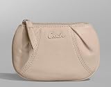 Coach Parker Leather Skinny Case Bag Key Chain 42445 Sand