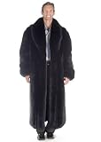 Mens Fur Coat - Black Fox