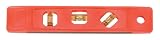 Starrett Exact PLMO-9 V-Grooved Magnetic Torpedo Level, Orange
