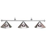 Sports Fan Products Georgia Bulldogs Chrome Three Sconce Light
