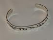 Hopi Silver Overlaid Cuff Bracelet - BR-0004