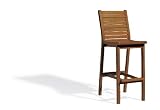 Oxford Garden Dartmoor Shorea Bar Chair, Brown Umber