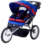 Free Runner 2 Double Jogging Stroller - Blue/Red