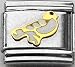 Clearly Charming Pigeon Animal Theme Birds Italian Charm Link Bracelet