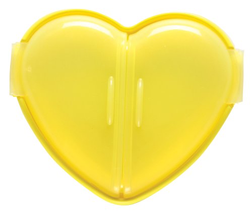 パール金属 H&B シリコーンスチーマー オープンハート<M> イエロー C-9053