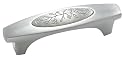 Amerock BP4473-G10 New Royal Leaf 3-Inch Pull, Satin Nickel
