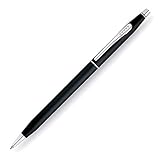 Cross Classic Century Black/Chrome Ball-Point Pen with Polished Chrome Plated Appointments