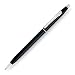 Cross Classic Century Black/Chrome Ball-Point Pen with Polished Chrome Plated Appointments