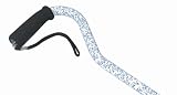 Adjustable Designer Offset Cane Tiny Blue Flowers