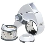 Zyliss All Cheese Grater, Fine and Course Drum Set, White
