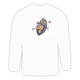 Long Sleeve T-shirt with rowing, leisure, oar, duck, sport, boat, bird