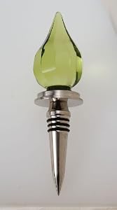 Green Drop Bottle Stopper
