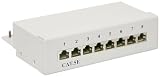 Wentronic CAT5e Buchse (8x RJ 45) wei&szlig;