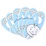 SUGAR BOOGER BLUE Baby Closet DIVIDERS Organize NEW