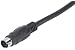 Cordons & adaptateurs svhs - Cordon s-vhs noir minidin4 m/m - 10m