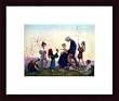 Art Poster Wood Framed Print - First Flower, The - Artist: Margaret Tarrant- Poster Size: 8 X 12