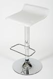 CLP - Tabouret de bar design &laquo; DYN &raquo; - Blanc