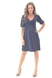 Matte Jersey Cross Front Nursing Dress