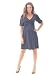 Matte Jersey Cross Front Nursing Dress