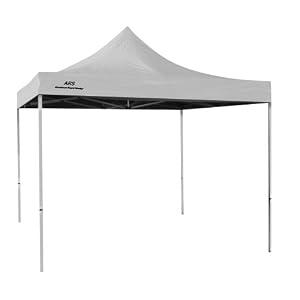 ARS 10-Foot x 10-Foot Aluminum Canopy (White) by 